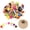 Mix-color 25Pcs, variant on 25Pcs Mix-color Mini Wooden Heart Clothespins, Multicolor Small Clothespins with Heart, 3cm Heart Photo Clips, Tiny Clothes Pins with String for Photos Display,DIY Craft,Wedding&Baby Shower Decor