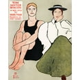 thumbnail image 2 of Penfield, Edward 20x24 White Modern Wood Framed Museum Art Print Titled - Two Seated women, 2 of 4