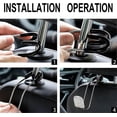 thumbnail image 4 of Universal Bling Car Seat Back Hook Headrest Hook Rhinestone2PCS, 4 of 5