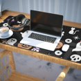 thumbnail image 3 of Long Mouse Pads for Desk,Halloween Ghost Pumpkin Pattern Desk Mats on Top Of Desks, Desk Mouse Pad Extra Large with 3mm Non-Slip Base and Stitched Edge for Gaming,Office,Work,Home 35.4x15.7in, 3 of 5