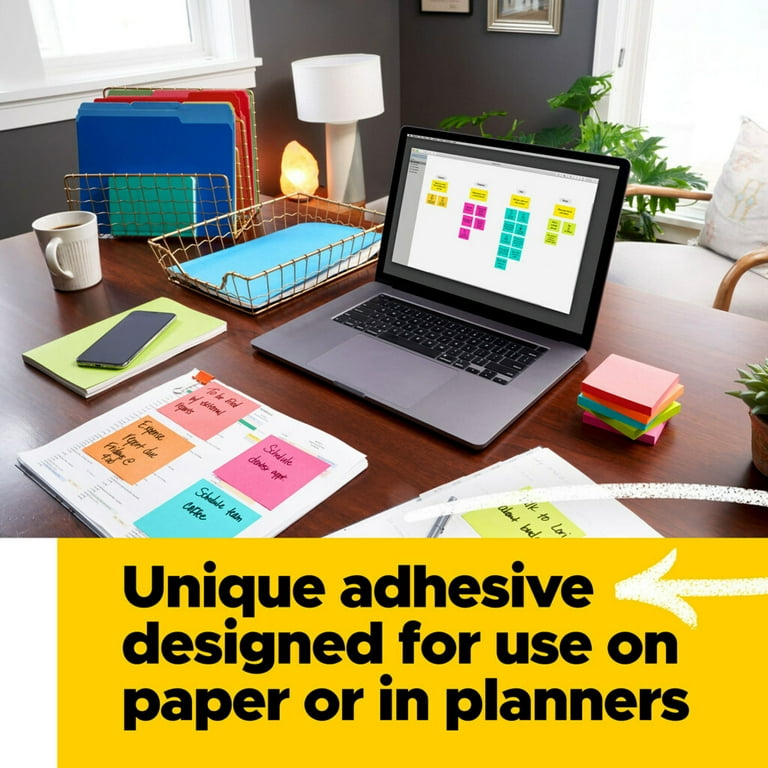 Post it Sticky Notes Value Pack 3 in x 3 in Canary Yellow 16 Pads
