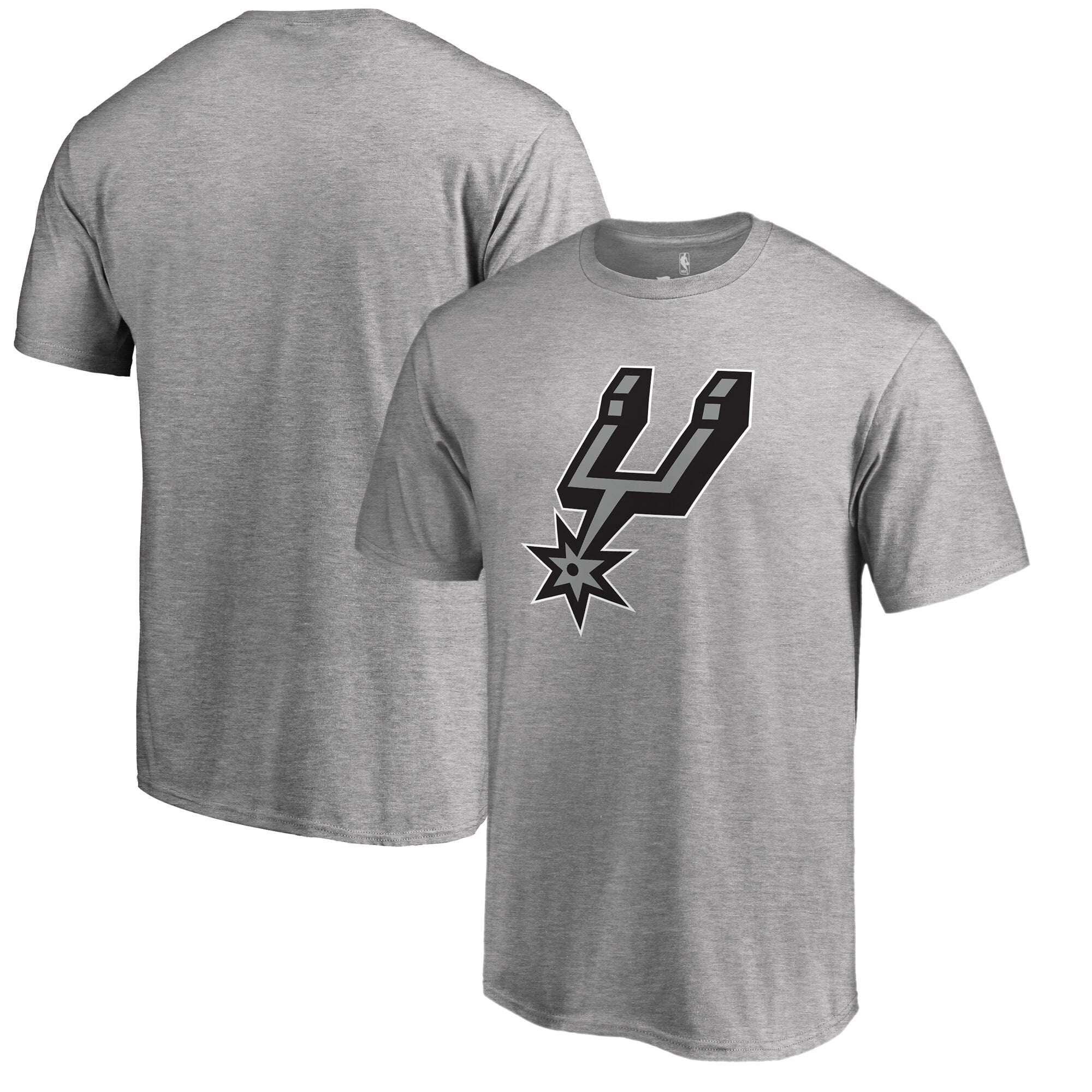 San Antonio Spurs Fanatics Branded 2017 Primary Logo T-Shirt - Heathered Gray - Walmart.com 