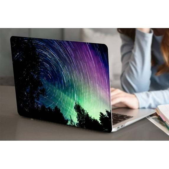 Plastic Hard Shell Cover Compatible 2021 2022 2023 Release MacBook Pro 16" XDR Display Touch ID Cable Tie Model: A2485 & A2780 Galaxy 125