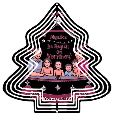 Metal Hanging Christmas Tree Wind Decorations – Festive Garden Spinners with Layered Wireframe Design for Yard and Garden Decor Metal Hanging Christmas Tree Wind Decorations – Festive Garden Spinners with Layered Wireframe Design for Yard and Garden Decor