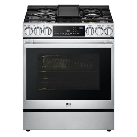 LG Studio LSGS6338F 6.3 Cu. Ft. Stainless Slide-In Gas True Convection Range