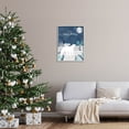 thumbnail image 2 of Happy Holidays Winter Snow Bears Holiday Graphic Art Gray Framed Art Print Wall Art, 2 of 7