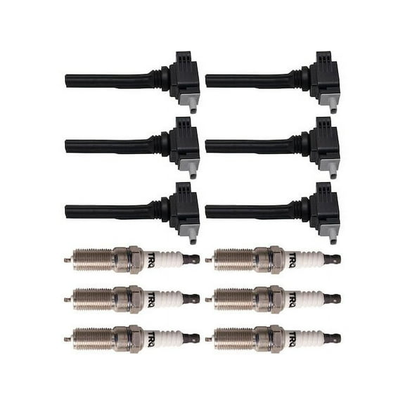 Ignition Coil and Spark Plug Kit 12 Piece - Compatible with 2018 - 2021 Ford Expedition 2019 2020