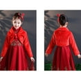 thumbnail image 6 of Kids Princess Thicken Plush Wraps Shawl Flower Girls Long Sleeve Bolero Shrug Ca, 6 of 19