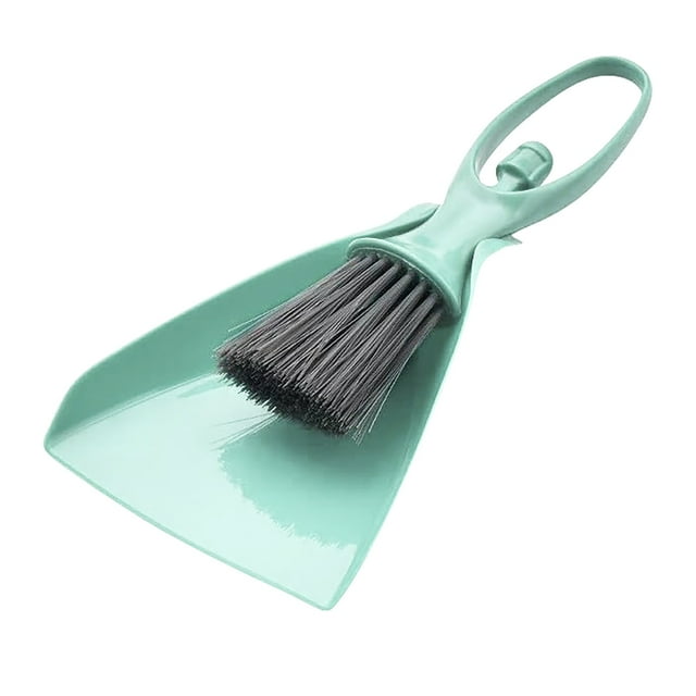 Small Dustpan Set Mini Design Desktop Cleaning Brush Dustpan Keyboard Gadget Small Portable Cleaning Necessary Dish Soap Tray with Scrub Brush Dish Sponges with Handle for Washing Tub And Tile Pot