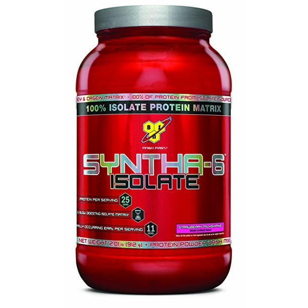 Bsn Syntha 6 Isolate Strawberry 2lb Walmart Com Walmart Com