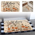 thumbnail image 1 of TIELUTT Halloween Welcome Doormat Dog Pumpkin Front Door Mat Non Door Rugs Indoor Outdoor Carpet Floor Mat Fall Blanket Throw Colorful Knit Blanket Soft Blanket Throws Rug Furry Barefoot Blankets, 1 of 6