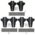 thumbnail image 4 of stanreset 2Pcs Bike Mountain Mudguard Road Bike Front Rear Mud Guard Set silver label, 4 of 8