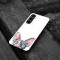 thumbnail image 4 of WIRESTER Shockproof Soft Rubber Cover Case for Samsung Galaxy S24 FE 6.7", Animal Sphynx Kitten Cat, 4 of 5