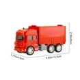 thumbnail image 3 of Red Inertia Vending Car Toy Simulation Vehicle With Openable Doors And Lift Up Sides Drop Resistant For Boys Children Pretend Play, 3 of 7