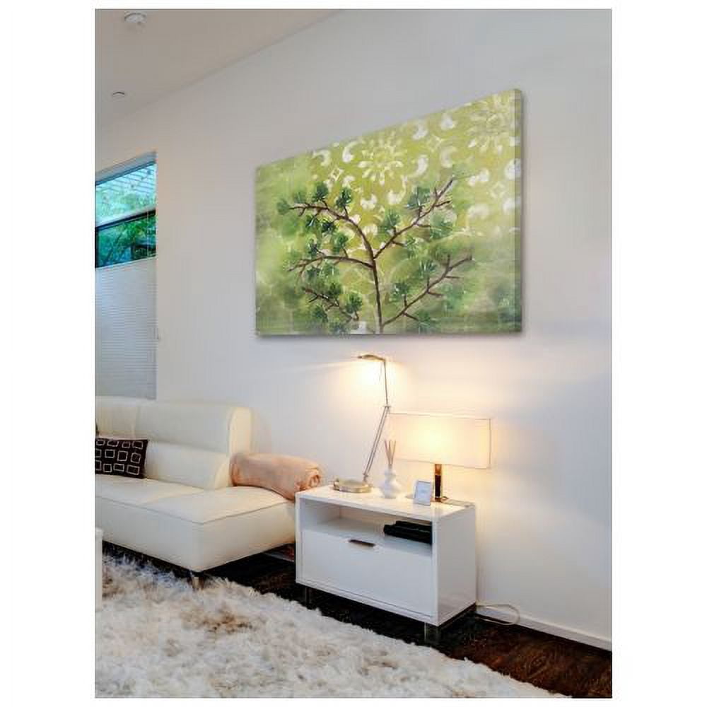 "Green Sensation II" Painting Print on Wrapped Canvas