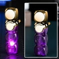 thumbnail image 3 of Windproof Dice-Shaped Lighter, Cool Novelty Lighter with Green Flame & LEDs - Transparent Butane Lighter for Fun, Gifts & as a Creative Conversation Piece, 3 of 8