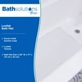 thumbnail image 2 of Kenney® Inside the Shower Vinyl Loofah Bath Mat with Suction Cups, 29" L x 17" W, Clear Frosted, 2 of 6