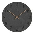 thumbnail image 2 of Reloj de pared Macarena Reloj de pared Silencioso 11 pulgadas movimiento de barrido para cocina dormitorio sala negro, 2 of 8