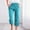 Sky Blue, variant on SwiftWear Plus Size Solid Capri Pants for Women - Cotton Linen Drawstring Waist Capris, Relaxed Fit Straight-Leg Pants S-5XL