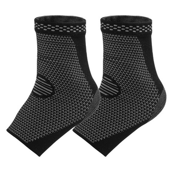 A pair of sports ankle pads, nylon knitted ankle pads
