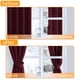 thumbnail image 5 of Cortinas térmicas Hiasan Blackout Burgundy 96 x 114 cm, 2 paneles, 5 of 6