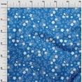 thumbnail image 3 of oneOone Cotton Flex Blue Fabric Asian Floral Craft Projects Decor Fabric Printed By The Yard 40 Inch Wide, 3 of 4