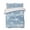 Blue, Indigo, White, variant on Quilts Twin Size Bedding Set, Light Brown Coastal Starfish Lightweight Quilted Comforter, Nautical Summer Beach Ocean Soft Reversible Bedspread Coverlet with Pillow Covers for All Season, 68" x 86"