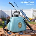 thumbnail image 4 of Doulami Battery Powered Sprayer, 2 Gallon Electric Garden Sprayer with 2.5Ah Battery, 3 Nozzles, 3 Adjustable Spray Modes, Water Pump Sprayers with Adjustable Shoulder Strap for Yard, Lawn and Garden, 4 of 8
