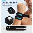 thumbnail image 2 of Wrist Brace for TFCC Tears, Adjustable Wristband Wrist Wraps Support for Fitness Weightlifting Tennis Tendonitis Carpal Tunnel Arthritis Pain Relief, One Size Adjustable (Black, 1 Pack), 2 of 7