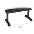 thumbnail image 5 of Flat Weight Bench, Black, 5 of 6