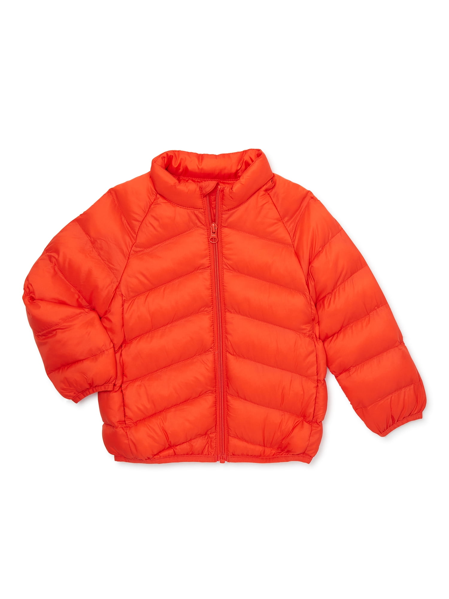 Wonder Nation Baby and Toddler Packable Puffer Jacket, Sizes 0/3M-5T