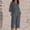 Gray, variant on Women's Summer Cotton Linen Two Piece Outfit, Crew Neck Short Sleeve T-Shirt & Casual Wide Leg Pants Solid Color Loose Fit Tracksuit for Daily Wear, Beige L