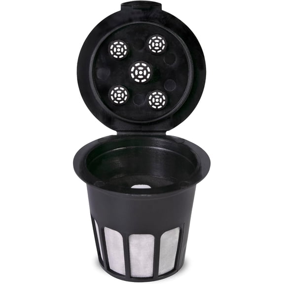 Cafe Supreme 5 Stream Reusable K Cup for K-Supreme (Plus) by Perfect Pod   EZ-Scoop Coffee Scoop