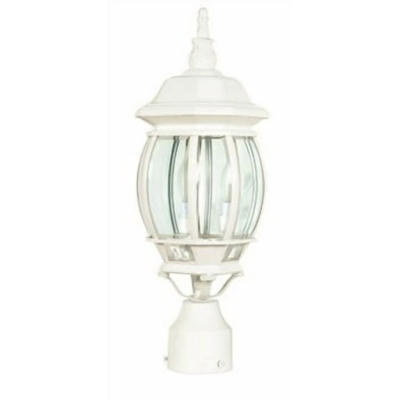 Nuvo 60-897 - Central Park - 3 Light - 21" - Post Lantern - w/ Clear Beveled Glass