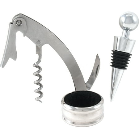 Berkeley Designs Silver 3 Piece Wine Accessories Box Set