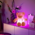 thumbnail image 2 of 2026 New! Creative Light Up LED Inductive Teddy Bear Stuffed Animals Plush Toy Colorful Glowing Teddy Bear, 20- Inch, 2 of 6