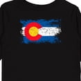 thumbnail image 4 of Inktastic Colorado Flag Distressed Look Boys or Girls Long Sleeve Toddler T-Shirt, 4 of 5
