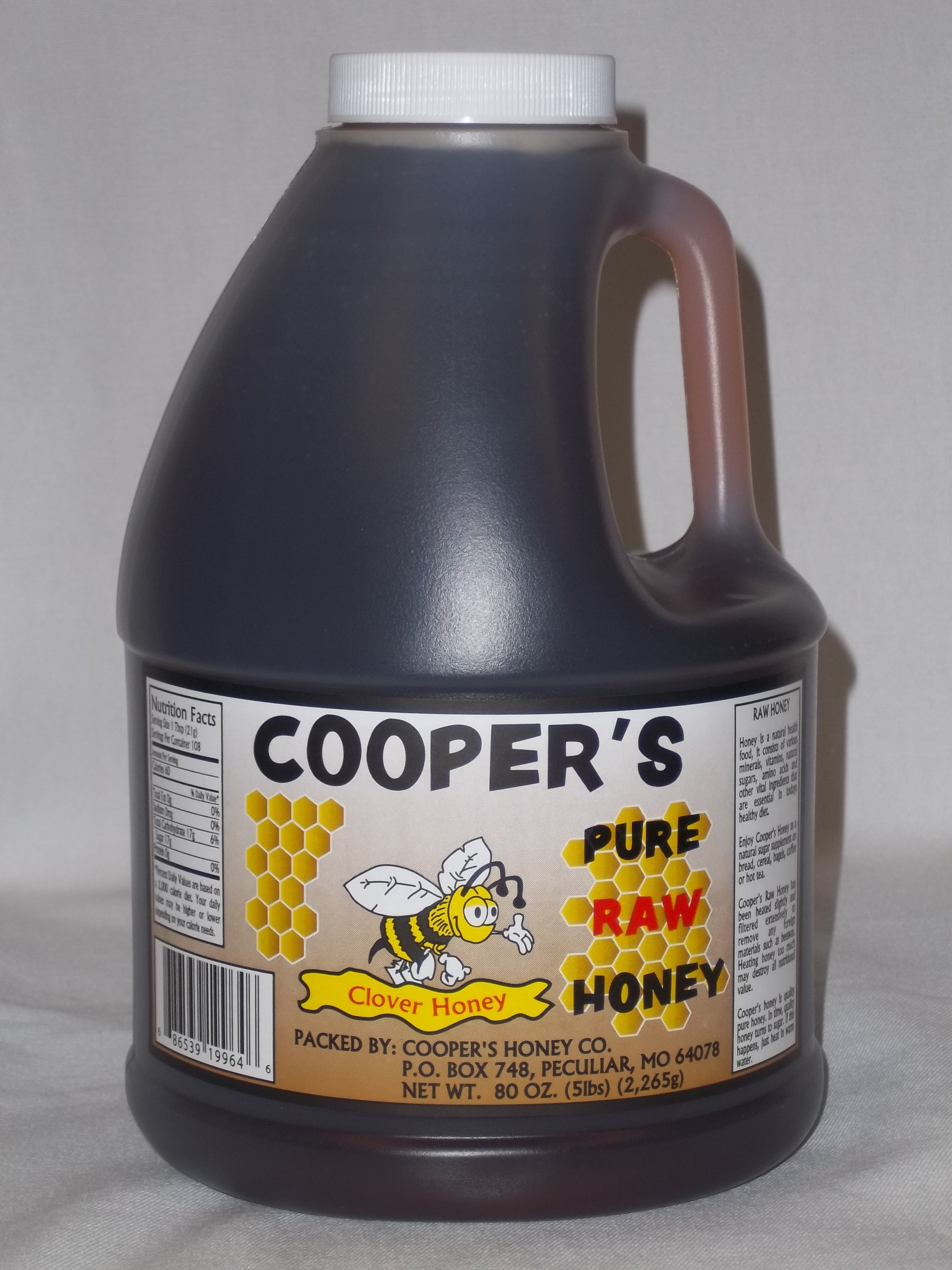 Coopers Honey Co Pure Raw Honey, 80 oz