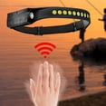 thumbnail image 1 of 5 modos de iluminación Headlight Head Band Lamp para exteriores Negro 800mAh Cola Faro al aire libre, 1 of 8