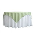 thumbnail image 2 of BalsaCircle 6 Pieces 70" x 70" Sage Green Square Polyester Tablecloths Table Cover Linens, 2 of 8
