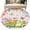LightPink, variant on Spring Truck Flowers Round Area Rug 5Ft Washable Circle Rugs for Living Room Bedroom, Watercolor Floral Butterflies Yellow Non-Slip Carpet Floor Mats Indoor Outdoor Carpet Runner Aesthetic Home Decor