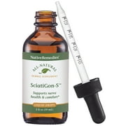 NativeRemedies SciatiGon-S - All Natural Herbal Supplement for Sciatic Nerve Comfort - 59 mL