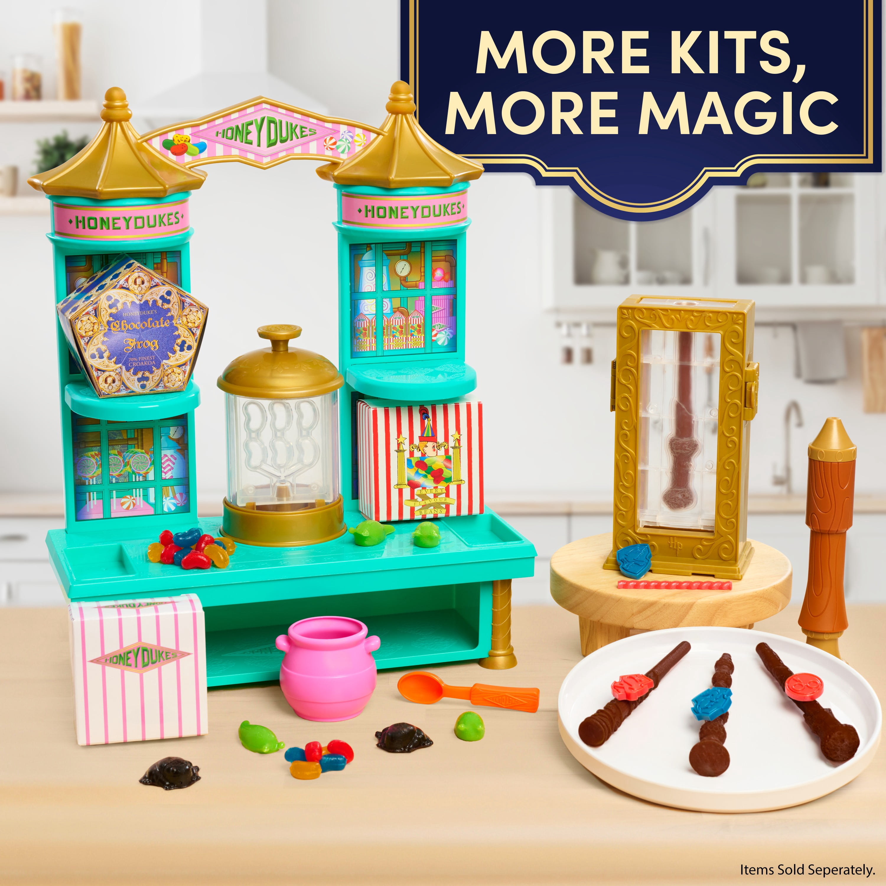 Harry Potter Honeydukes™ Candy Maker, Create Chocolate Frogs™, Jelly Slugs, and Bertie Bott’s Every Flavour Beans™, Mixes Included, Candy-Making Activity Set, Ages 8+
