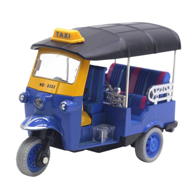 Modèle de Tricycle Simulation Présentation Souvenirs Alliage à Rétrofriction Véhicules Moulés sous Pression Cadeau pour Enfants