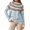 Blue, variant on Bovemsi Womens Sweaters Isle Sweater Colorful Crew Neck Long Sleeve Pullover Jumper Tops Fall Sweaters