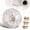 Clear, variant on W-Power Universal 60mm  Ball Style Manual Transmission Clear Diamond Crystal Bubble Shift Knob