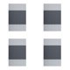 thumbnail image 2 of Wosthever 4 posavasos para tazas, soporte para cuencos, manteles individuales resistentes al calor, decoraciones de estilo Simple, tapete de Mostrada Gris blanco, 2 of 6