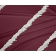 thumbnail image 5 of oneOone Polyester Spandex Maroon Fabric Stripe Sewing Material Print Fabric By The Yard 56 Inch Wide, 5 of 5