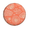 thumbnail image 2 of Gaeub Beautiful Corals 14-17in Tire Cover, Spare Tire Cover, for Camper Caravan, Trailer, Car, Truck, SUV, Jeep - 15 inch, 2 of 9