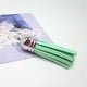 thumbnail image 4 of Wosthever 28 piezas bolsa Keychian encantos único exquisito llavero borlas Simple llavero borla adorno DIY accesorio para bolsos llaves Artesanía Verde Wosthever HA059646-12B, 4 of 6